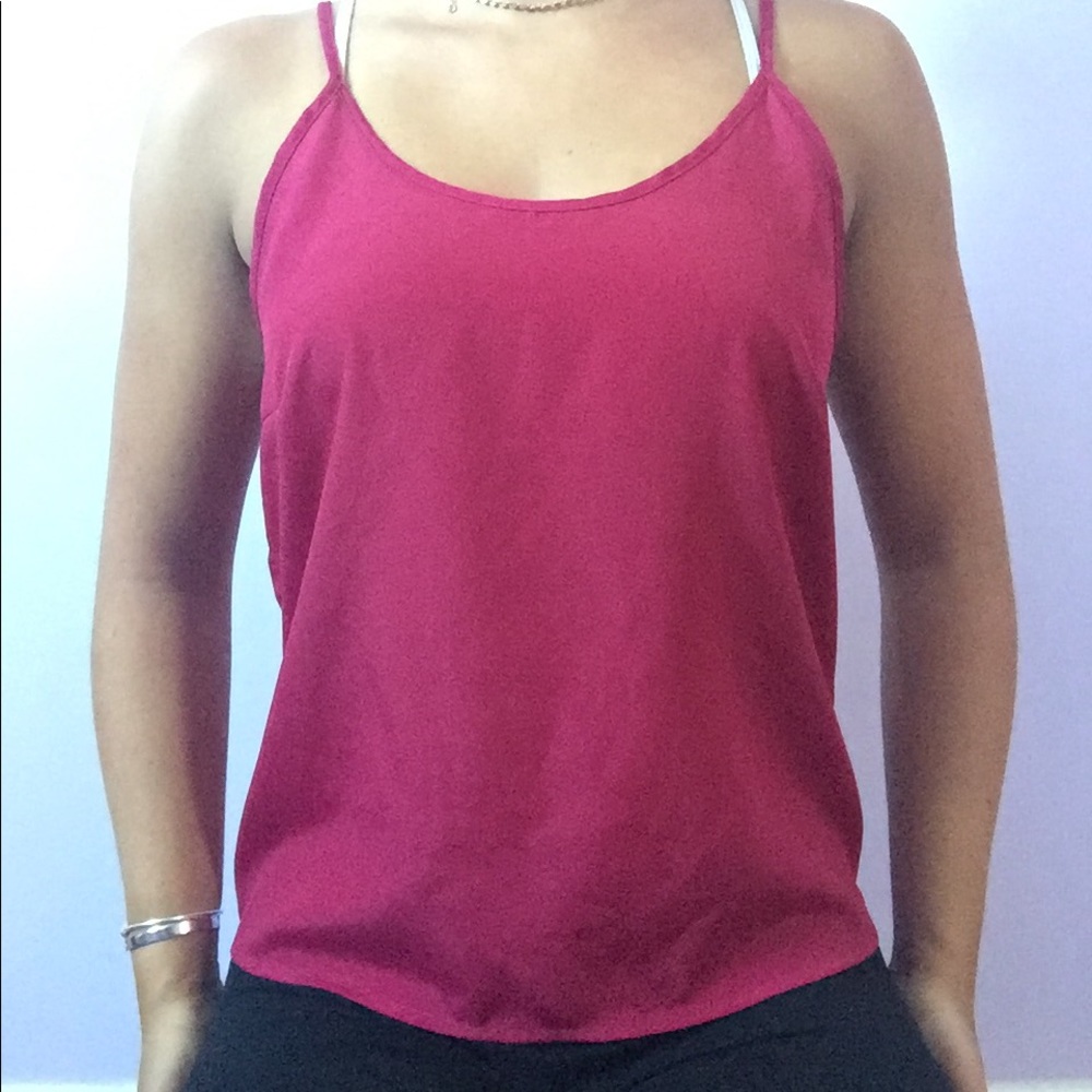 Pink tank top
